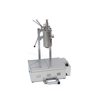 Máquina Eléctrica Comercial de Alta Resistencia para Hacer Churros con Tambor de Masa de 5L, 5 Boquillas y Freidora Profunda de 6L - Churrera Española - Product Image 1