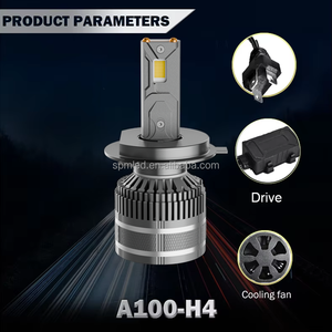 Nueva Bombilla LED para Faros Delanteros de Coche, 12V, 20000LM, Alta Potencia, 200W, H4 H7, 6500K, Lámpara LED con Doble Tubo de Cobre - Product Image 5