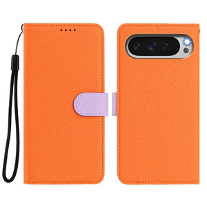 Étui <span class=keywords><strong>de</strong></span> téléphone en cuir à motif litchi détachable, <span class=keywords><strong>coque</strong></span> <span class=keywords><strong>de</strong></span> <span class=keywords><strong>protection</strong></span> <span class=keywords><strong>de</strong></span> luxe avec aimant pour Google <span class=keywords><strong>Pixel</strong></span> 10 Pro XL/9 Pro XL - Product Image 3