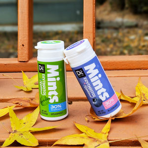 Rasa Mint dingin Xylitol Mints Tablet permen untuk melembabkan mulut kering dikemas dalam botol dengan rasa buah - Product Image 4