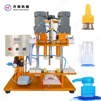 Machine semi-automatique de capsulage de table Machine semi-automatique de vissage de bouchon de bouteille en plastique PET de verre pour le vissage de couvercle