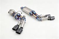 Système d'échappement simulé pour Mercedes-Benz Classe G (Diesel) G350D/G400D/G450D W463/W464/W465 en acier inoxydable 304 poli miroir