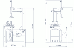 Fostar ODM Máquina de montaje de neumáticos de inflado rápido de alta eficiencia <span class=keywords><strong>Cambiador</strong></span> de neumáticos de aleación gruesa - Product Image 4