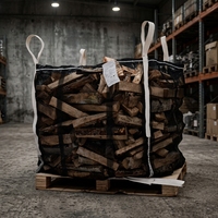 Sacs en vrac Hesheng HSTQD-07 respirants en PP ventilés (Jumbo/Ton/FIBC) pour bois de chauffage et construction, capacité 500kg-2000kg, sécurité 5:1