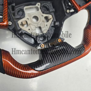 Hot New Product Carbon Fibre Perforated Leather Steering <b>Wheel</b> for Chevrolet Camaro Car Steering <b>Wheel</b> - Product Image 4
