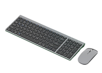 Ensemble clavier et souris sans fil, design ergonomique à détection optique, récepteur USB universel pour ordinateur portable, bureau à domicile, utilisation sur ordinateur de bureau