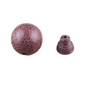 ลูกปัดไม้สีม่วงทรงกลมสำหรับทำสร้อยข้อมือ รุ่น SZLL001 - Product Image 3