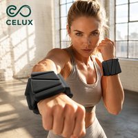 Bracelet réglable en fer et silicone pour la musculation, 1-2 lb, avec fermeture Velcro, poids portables pour poignets et chevilles, idéal pour le yoga