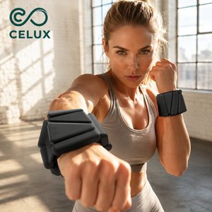 Bracelet réglable en fer et silicone pour la musculation, 1-2 lb, avec fermeture Velcro, poids portables pour poignets et chevilles, idéal pour le yoga - Product Image 3