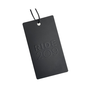 Etiqueta colgante de papel para ropa de lujo con logotipo de marca personalizado con Pin de cuerda, etiqueta colgante UV mate en relieve de cartón impreso para ropa - Product Image 6