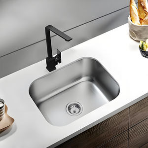 590x375mm smalto Undermount singolo ciotola in acciaio inox lavello da <span class=keywords><strong>cucina</strong></span> con <span class=keywords><strong>vasca</strong></span> grande - Product Image 3