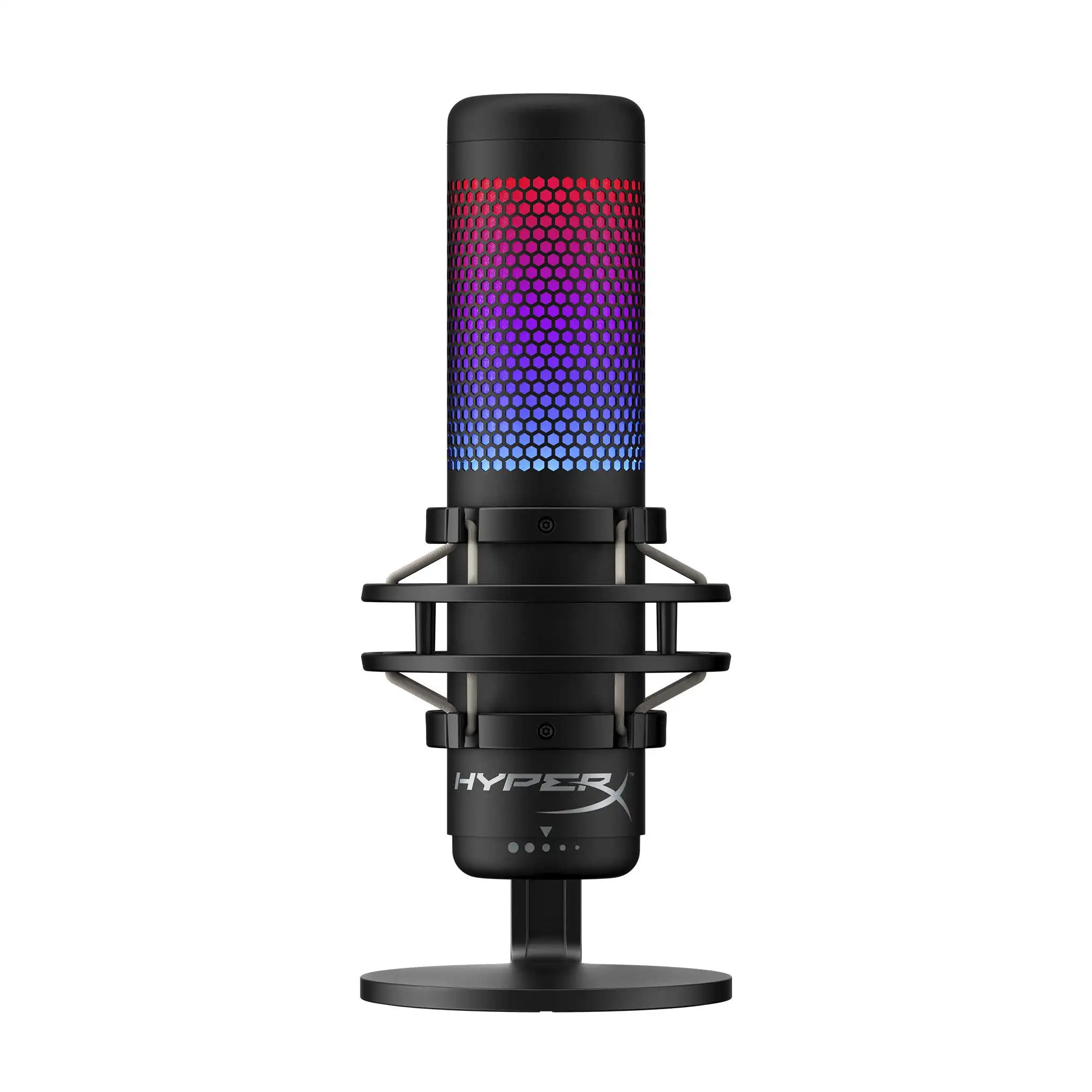 Original Hyper X QuadCast S USB Gaming Microphone with RGB Lighting for PC PS4 PS5 and Mac