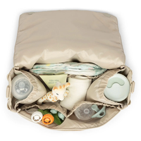 Sac à couches extensible OEM/ODM léger pour poussette, sac de rangement tendance pour bébés, design suspendu pour les sorties quotidiennes