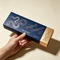 Impression d'étiquettes personnalisées, emballage de flacons de haute qualité, étiquette laser, boîtes en carton pour flacons individuels de 3 ml, 5 ml, 10 ml pour l'emballage