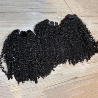 Extensions de cheveux humains Remy bouclés birmans, provenant d'un seul donneur, 10-40 pouces, super double drawn, trame brute, vente en gros