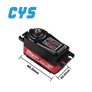 CYS-BLS5511 Servo numérique étanche unisexe 5 kg à engrenages en titane, boîtier en aluminium CNC, profil bas, pour <span class=keywords><strong>RC</strong></span> <span class=keywords><strong>Drift</strong></span> 1/8 1/10, métal et plastique - Product Image 6