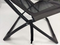 Chaise de camp pliante extérieure portable légère et durable profil bas compact avec sac de transport pour hôtels et extérieur