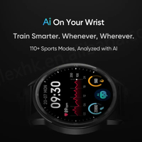 Versión Global Realme Watch S2 Negro, Pantalla AMOLED de 1.43 Pulgadas, Motor Super IA, Batería de Hasta 20 Días
