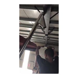 Vite tubolare coclea elevatrice macchina di trasporto a polvere secca coclea alimentatore a spirale trasportatore con tramoggia inclinata - Product Image 4