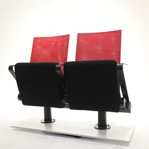 Factory Wholesale Slim Back Customized Modern Auditorium Chair with Fixed Leg