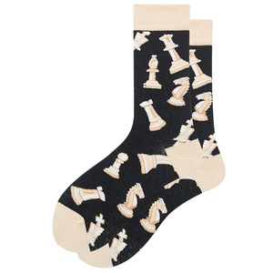Bonypony fantaisie nouveauté drôle Design chaussettes d'équipage en coton peigné chaussettes <span class=keywords><strong>de</strong></span> Skateboard colorées - Product Image 2