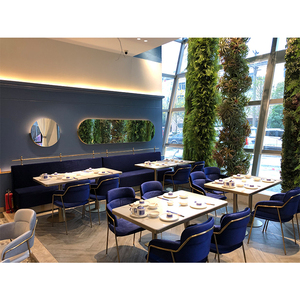 Meilleur prix, mobilier d'hôtel commercial sur mesure, banquette en forme de U bleue, canapé moderne pour restaurant, <span class=keywords><strong>banc</strong></span> à vendre, tables à manger en bois - Product Image 3