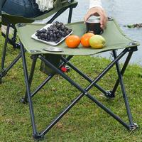 Table pliante portable en aluminium légère, multifonctionnelle, pour pique-nique en extérieur, école, camping, design moderne, petite taille, entrepôt