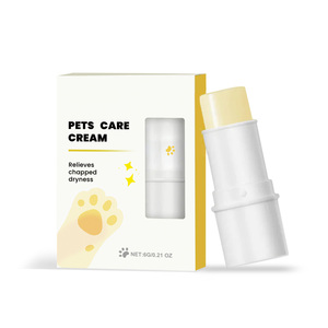 Baume de patte d'animal familier de lissage naturel et biologique de marque privée d'OEM pour des chiens crème de protection crue sèche et rugueuse de patte d'animal familier - Product Image 1
