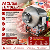 Machine à mariner la viande industrielle, tambour rotatif pour la transformation du jambon et du bacon, en acier inoxydable 304, certifiée CE
