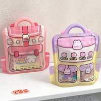 Sac à dos de dessin animé mignon bijoux petits objets sac d'emballage de stockage de collations