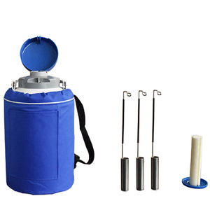 Serbatoio di Azoto Liquido in Lega di Alluminio YDS-2-35 da 2L per Inseminazione Artificiale Mobile - Product Image 3