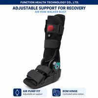 Botte de marche orthopédique F4001 ROM Air Walker avec charnière réglable et pompe à air pour la récupération post-opératoire des fractures de la cheville