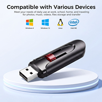 Clé USB 2.0 en plastique à bas prix, vente en gros, 64 Go, 128 Go, 32 Go, 16 Go, clé USB 2.0, clé mémoire, clé USB