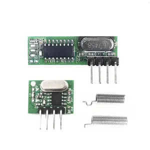 433 Mhz Superheterodyne RF Receiver And Transmitter Wireless Module Diy Kit Remote Control