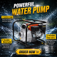 Pompe à eau à essence compacte et légère LEO LGP20-A-1 de 2 pouces, machine d'irrigation agricole efficace, fournie directement par l'usine