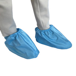 ที่คลุมรองเท้าใช้ซ้ำได้กันฝุ่นทำจากผ้าโพลีเอสเตอร์กันไฟฟ้าสถิตนุ่มกันฝุ่นสามารถนำกลับมาใช้ใหม่ได้ - Product Image 2