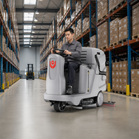 Nettoyeur de sols autopropulsé CleanHorse X7 pour aéroport, idéal pour les terminaux aéroportuaires