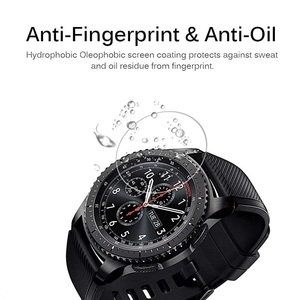 Verre trempé pour Samsung Galaxy Watch 4 Classic 42mm 46mm Protection d'écran Ronde <span class=keywords><strong>Film</strong></span> protecteur pour montre intelligente - Product Image 4