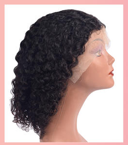 YEUNG BEAUTY Perruque <span class=keywords><strong>Bob</strong></span> à Ondulations Profondes Très Vendue, Haute Densité, avec Dentelle Frontale, Cheveux Humains Vierges, Cheveux Vietnamiens Bruts <span class=keywords><strong>pour</strong></span> Femmes Noires - Product Image 4