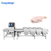 Équipement de tri et de calibrage de fruits, légumes, fruits de mer, volailles et bœuf de haute précision Easyweigh avec détection automatique du poids et de la taille