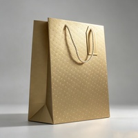 Elegante Hochzeits-Geschenktüte Weiß-Gold-Foliendruck Premium Geschenk-Einkaufstasche mit Griff und Anhänger