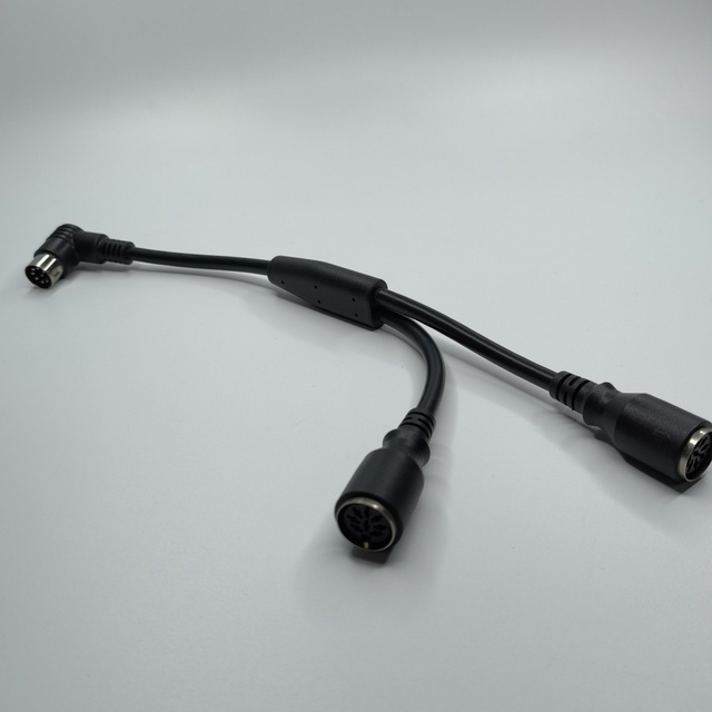 ODM OEM Custom MIDI Din Connector MINI DIN 4 5 6 7 8 9 10 11 12 13 Pin Male to Female Wire Harness Speaker Audio Cable