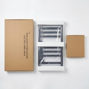 Calentador de Toallas Eléctrico Moderno Negro IPX4 YEETE, <span class=keywords><strong>Toallero</strong></span> Calefactado de Pared para Baño con Calentamiento Rápido - Product Image 4