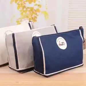 Borsa Cosmetica Personalizzata con Motivo Caramelle, Manico Morbido, Tendenza Moda, Chiusura a Cerniera, Piccola in Tela di Cotone Portatile - Product Image 2