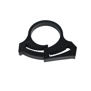 Collier de serrage en plastique pour système d'irrigation agricole, en PP noir, tailles 10, 16, 20, 25, 32 mm, fixation de tuyau d'irrigation goutte à goutte - Product Image 1
