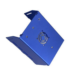 Piezas de Estampado OEM, Estampado de Precisión, Cubierta de Aluminio Pintada para Radiador - Product Image 1