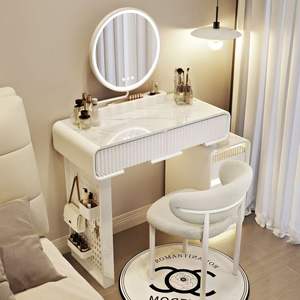 Table à langer moderne minimaliste en <span class=keywords><strong>bois</strong></span> massif avec armoire de rangement intégrée et lumière LED pour petites chambres - Product Image 2