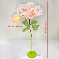 2025 nouveau grand pas cher accessoires de mariage décoration de scène mécanique ouverture automatique fermeture fleur géant mécanique fleur