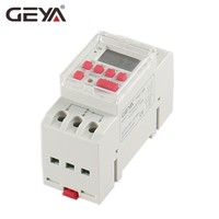 GEYA THC-15A 220v Saklar Timer Digital Mingguan yang Dapat Diprogram dengan Layar Digital Saklar Timer Listrik Pintar yang Dapat Diprogram