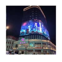 Paneles LED 3D a Todo Color para Exteriores Comerciales Fulida, Resolución 8K, Paso de Píxeles P8, Legibles Bajo la Luz Solar, IP65, Adobe RGB 98%